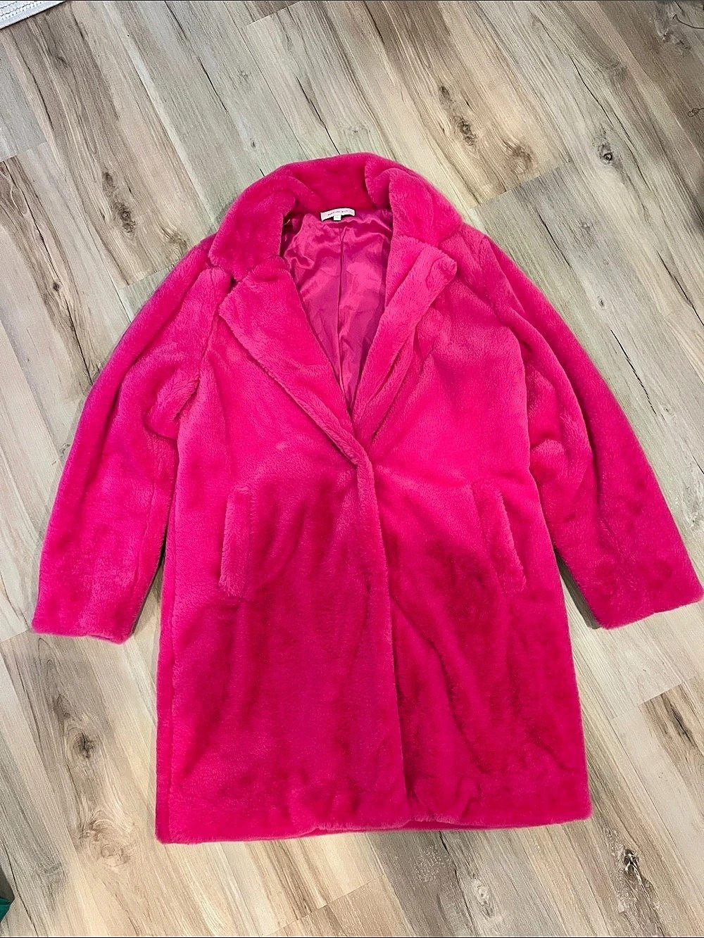 Pink Teddy Jacket Like New